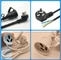 سیم پلاگین ضد باران 3x0.75mm2 Bare Copper Wire IEC 3-pin Extension Cord Power CCC Standard